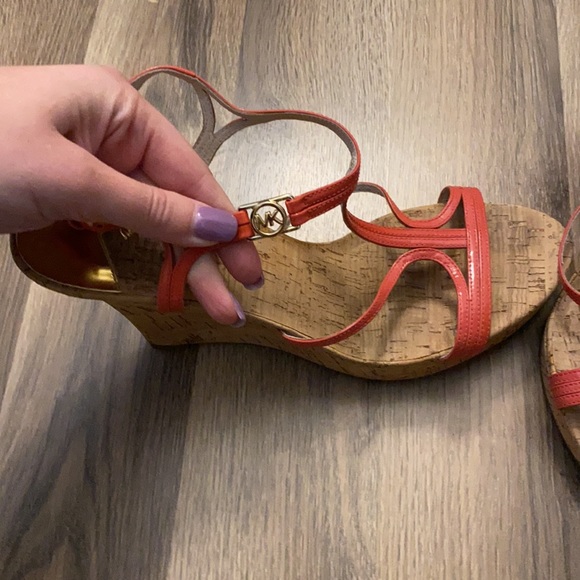 Michael Kors Pink Wedges - Picture 2 of 5